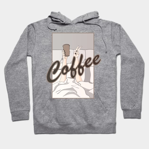 coffee before talkie Hoodie by NotesNwords